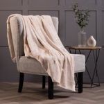 Luxury Fleece Thermal Blanket/Throw 180cm x 200cm – Natural