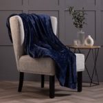 Luxury Fleece Thermal Blanket/Throw 180cm x 200cm – Navy