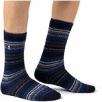 Mens Original Bari Multi Stripe Socks – Navy