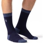 Mens Ultra Lite Budapest Heel & Toe Socks – Navy