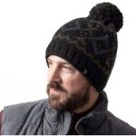 Mens Helsinki Bobble Hat – Black & Blue