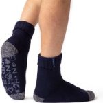 Mens Original Whitaker Lounge Socks with Rib Top – Navy