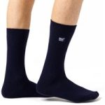 Mens Ultra Lite Cardinal Plain Thermal Socks – Navy