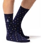 Mens Ultra Lite Zadar Micro Square Socks – Navy