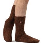 Mens Original Nevis Twist Socks – Chestnut & Auburn