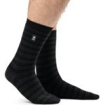 Mens Ultra Lite Orodover Stripe Socks – Black