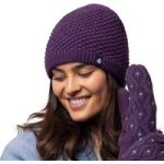 Ladies Nora Knitted Hat – Purple