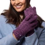 Ladies Original Thermal Gloves – Purple Twist