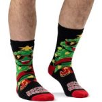 Mens Lite Christmas Socks – Rocking Around