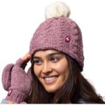 Ladies Original Pom Pom Hat – Rose