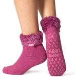 Ladies Original Sherbourne Lounge Socks with Turnover Feather Top