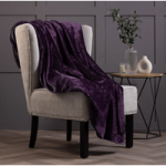 Giant Luxury Fleece Thermal Blanket/Throw 270cm x 240cm – Mulled Wine