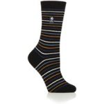 Ladies Ultra Lite Annapurna Stripe Socks – Navy