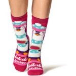 Ladies Lite Christmas Socks – Penguin